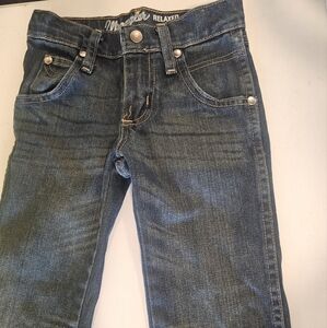 Wrangler Blue Denim Straight Cut Jeans